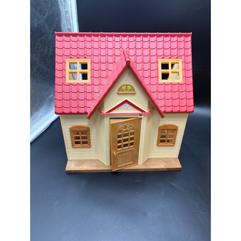 Calico Critters Cozy Cottage Red Roof Dollhouse Sylvanian Families